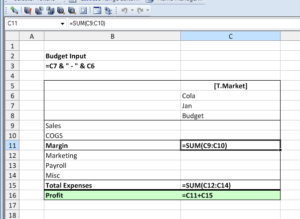 Regular Excel formulas dynamically calculate user-input as it is entered