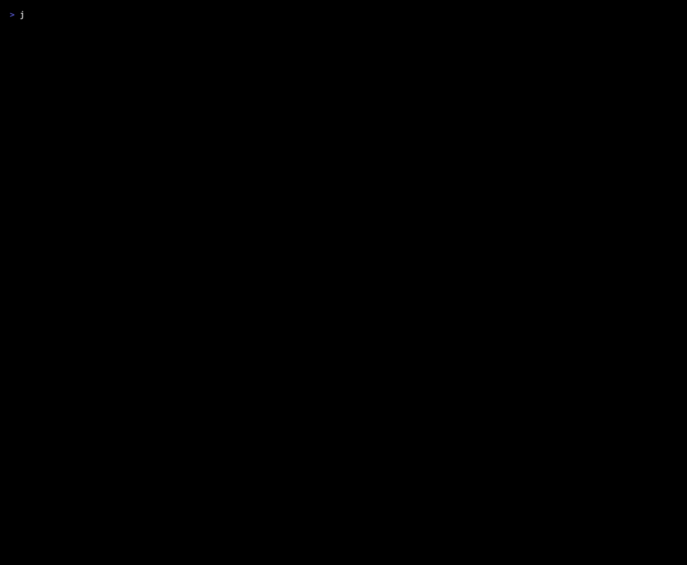 Essterm running in a terminal: the launcher menu, connecting through Recents, zooming in and out of an ad hoc grid on Sample.Basic, opening member selection, and the ad hoc options dialog